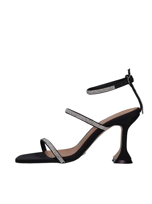 Sandali in ecopelle e strass TSAKIRIS MALLAS | 640NERO